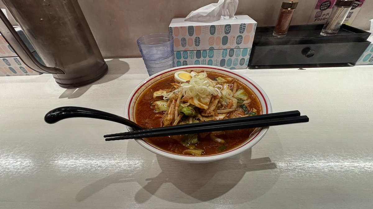 tiene_la's tweet photo. 北極3倍麺少なめ野菜マシマシ熱海ライド https://t.co/DEMVwMUjpc