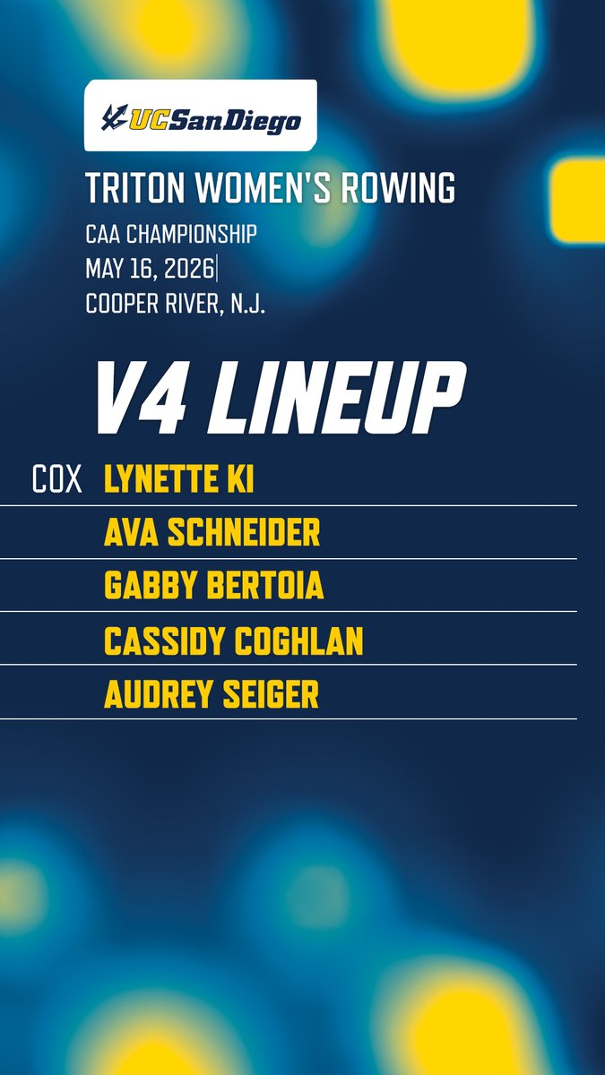 UCSDwrowing's tweet photo. CAA Championship!

Live results: https://t.co/psPn3OyV3A https://t.co/lFIrstzfGD