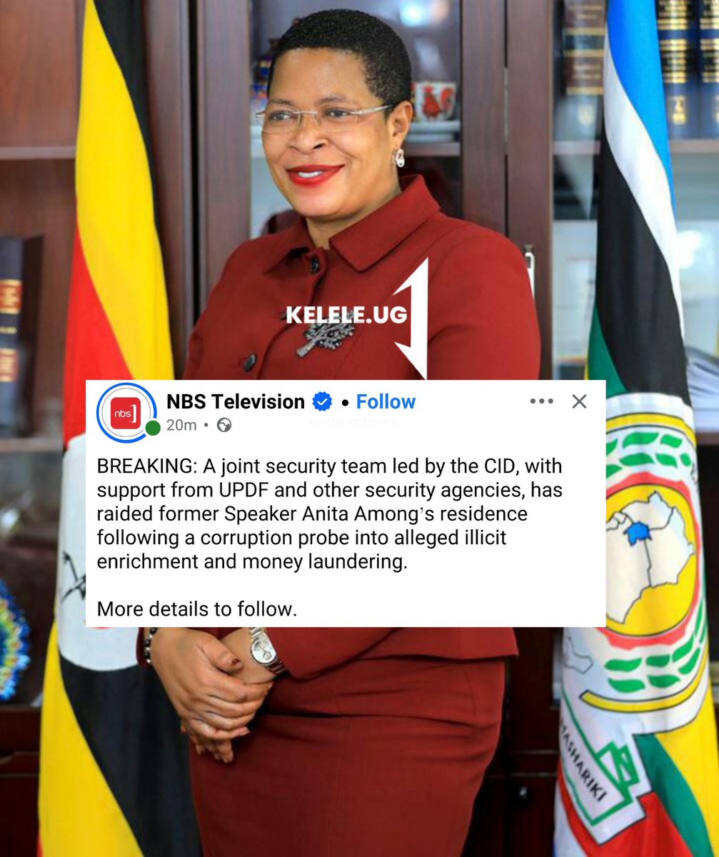 Kelele_ug's tweet photo. IT is said a house search is going on at former Speaker of Parliament AAA https://t.co/K5ZgvZoeFt
