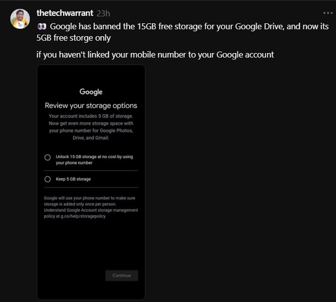 TheTechWarrant tweet picture