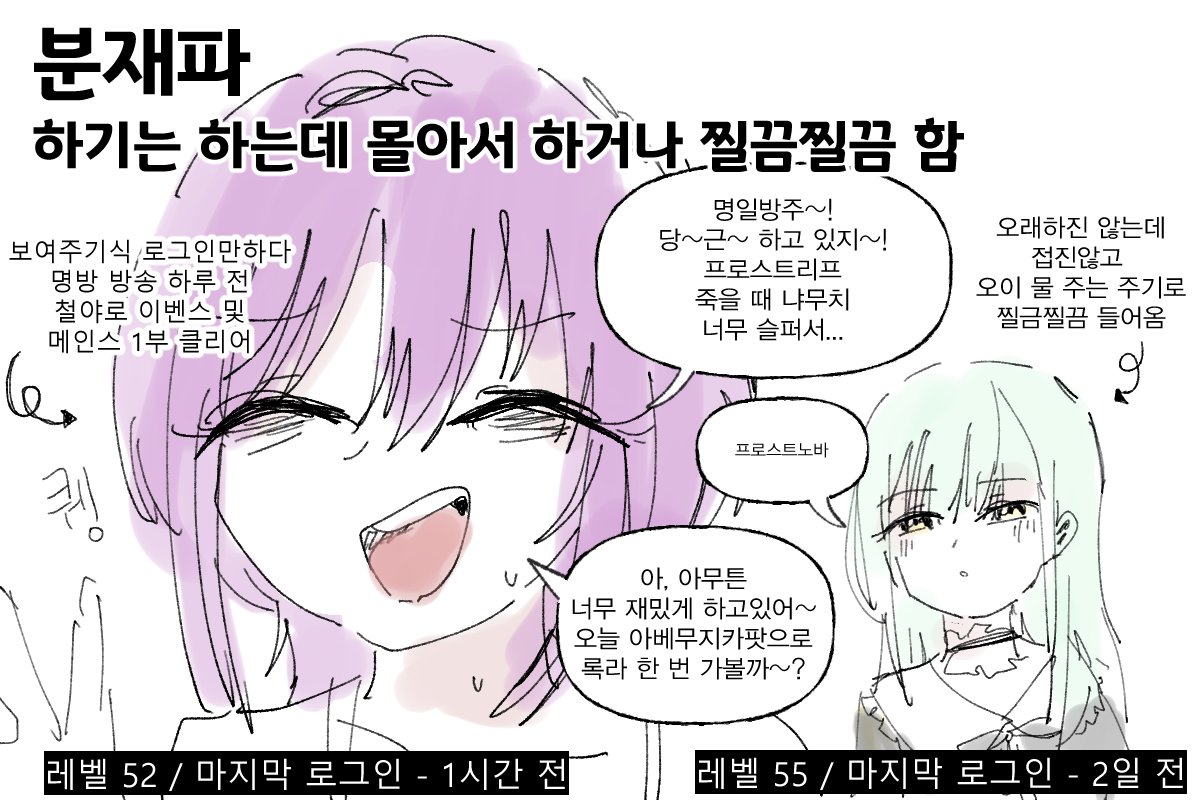 pipe_joa's tweet photo. 명빵 콜라보 3달차... 접속 근황.jpg

경제활성화는 역시 대해령 https://t.co/GiIgLnEwxA
