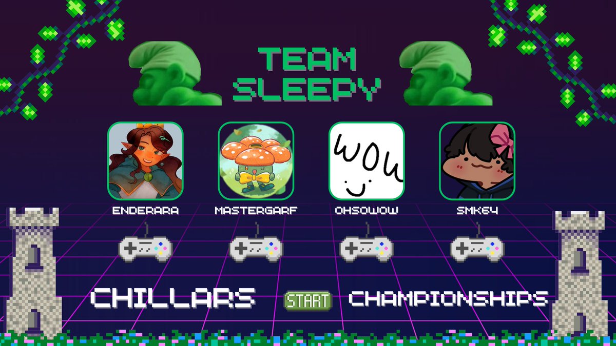 CHChampionship's tweet photo. Who's *yawn* the next *yawn* team?
Announcing Team Sleepy...

@enderara 
@MasterGarf 
@OmgRealGogyO_O 
@SMK64_ 

zzzzz...oh right...Chillars on May 23rd at 10am EDT... https://t.co/xcZD2yhuKe