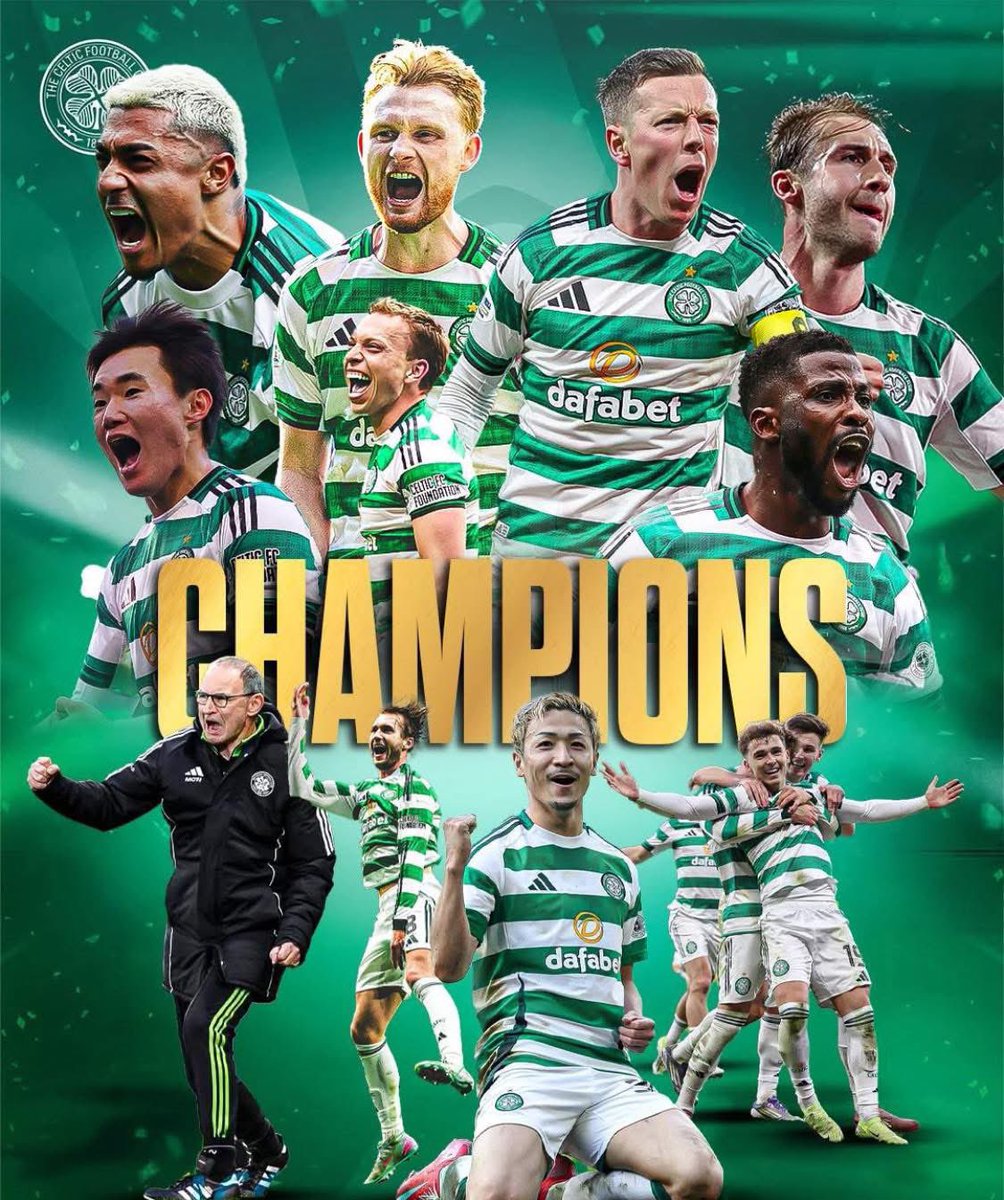 EmperorSporty's tweet photo. BREAKING: Celtic win the 2025/26 Scottish Premiership! 🏆🍀 https://t.co/5k0Chffnwy