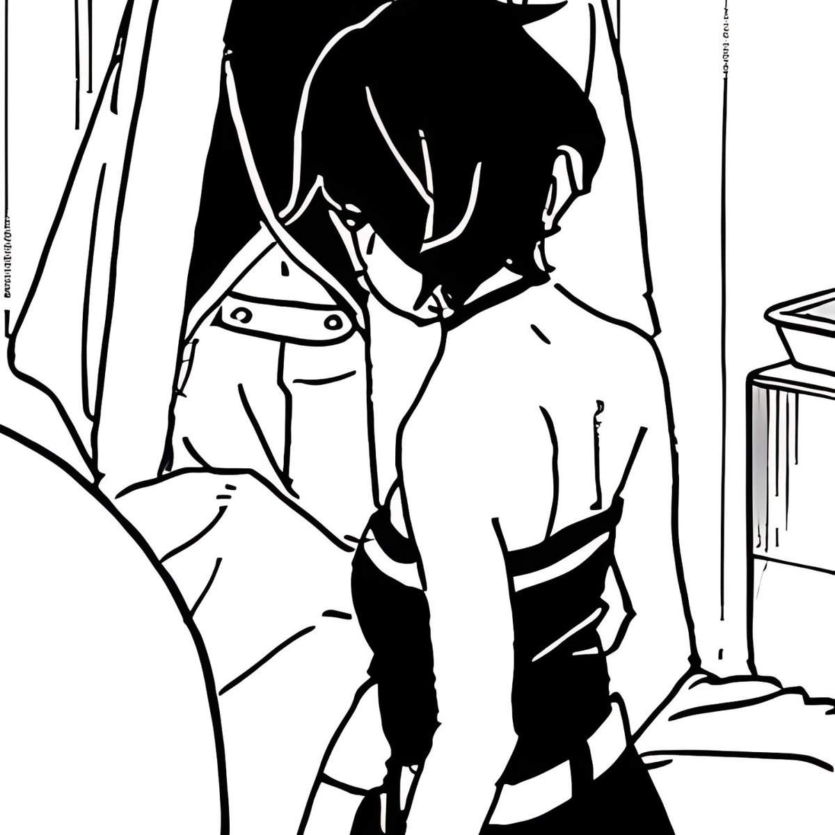 bsaparadise_'s tweet photo. Boruto's                                                           his girl's
broad back                                                    back https://t.co/zEl87UyL78