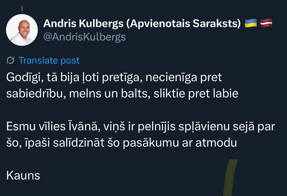 Kristīne Jarinovska tweet media