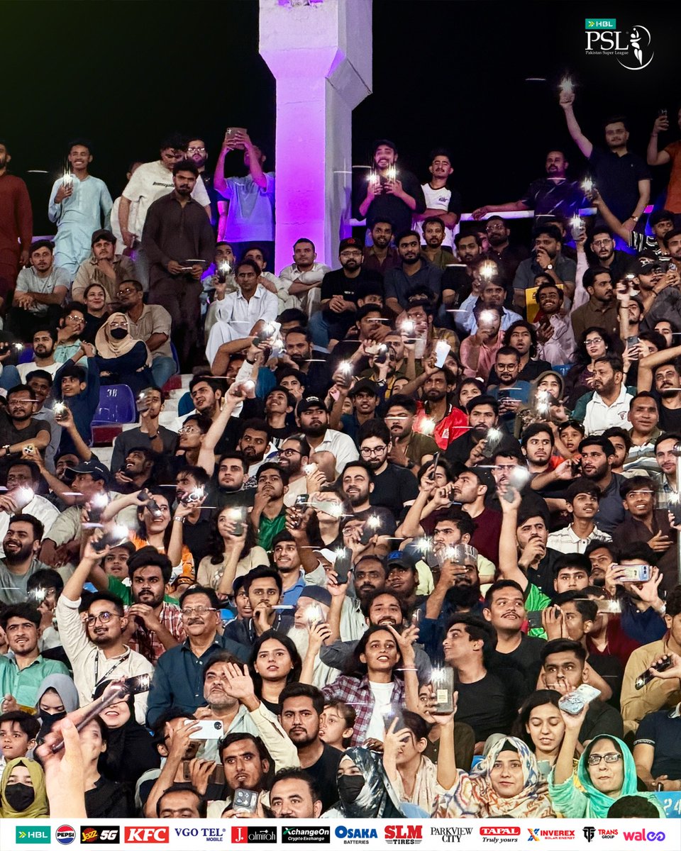 thePSLt20's tweet photo. The heartbeat of the league! 🏟️❤️

​No matter the city, no matter the circumstances, HBL PSL fans always bring the absolute best energy in the world 😍

​Thank you for making this season memorable 🙌

​#HBLPSL11 | #NewEra https://t.co/5dDZ9otjkr