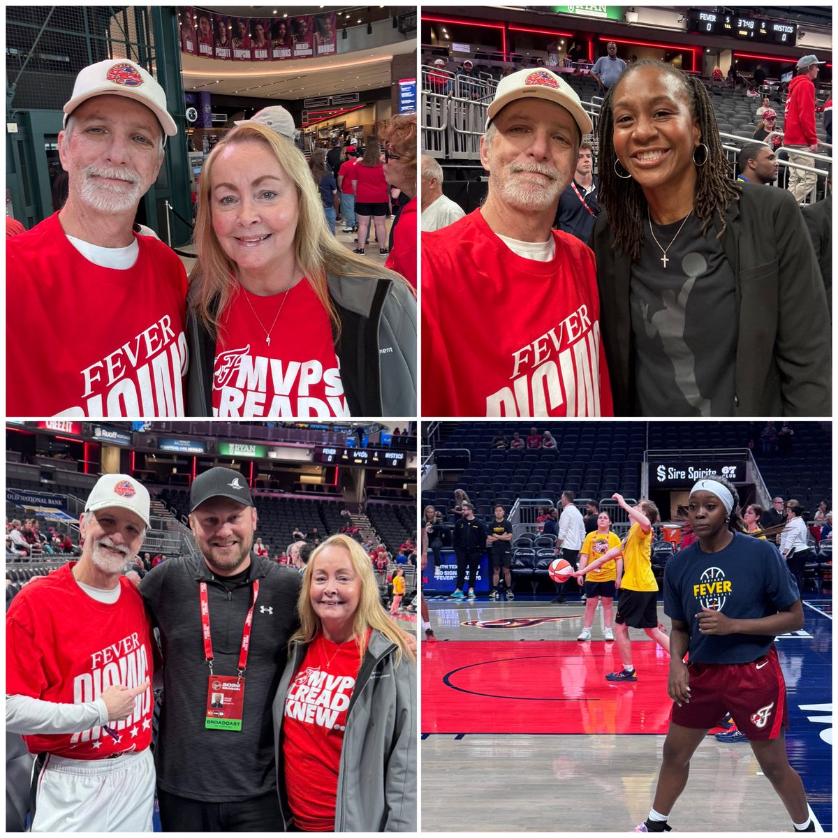 RickStevens63's tweet photo. Despite the heartbreaking loss, me & #TheBossOfMe had a great time in @GainbridgeFH for the @IndianaFever game!
Appreciate the smiles from @HollywoodRaven ππ» https://t.co/lp3vQcGiPI