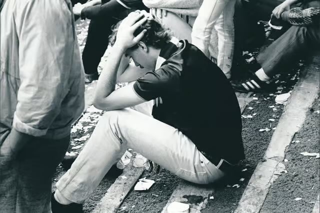 SirNotTomFarmer's tweet photo. Right, get the 2026 “gutted Hearts fans” photos sent to this thread!

Here’s a few of the 1986 ones to remind everyone of the genre.

😂😂😂😂😂😂😂😂😂😂 https://t.co/fO9apMcjIT