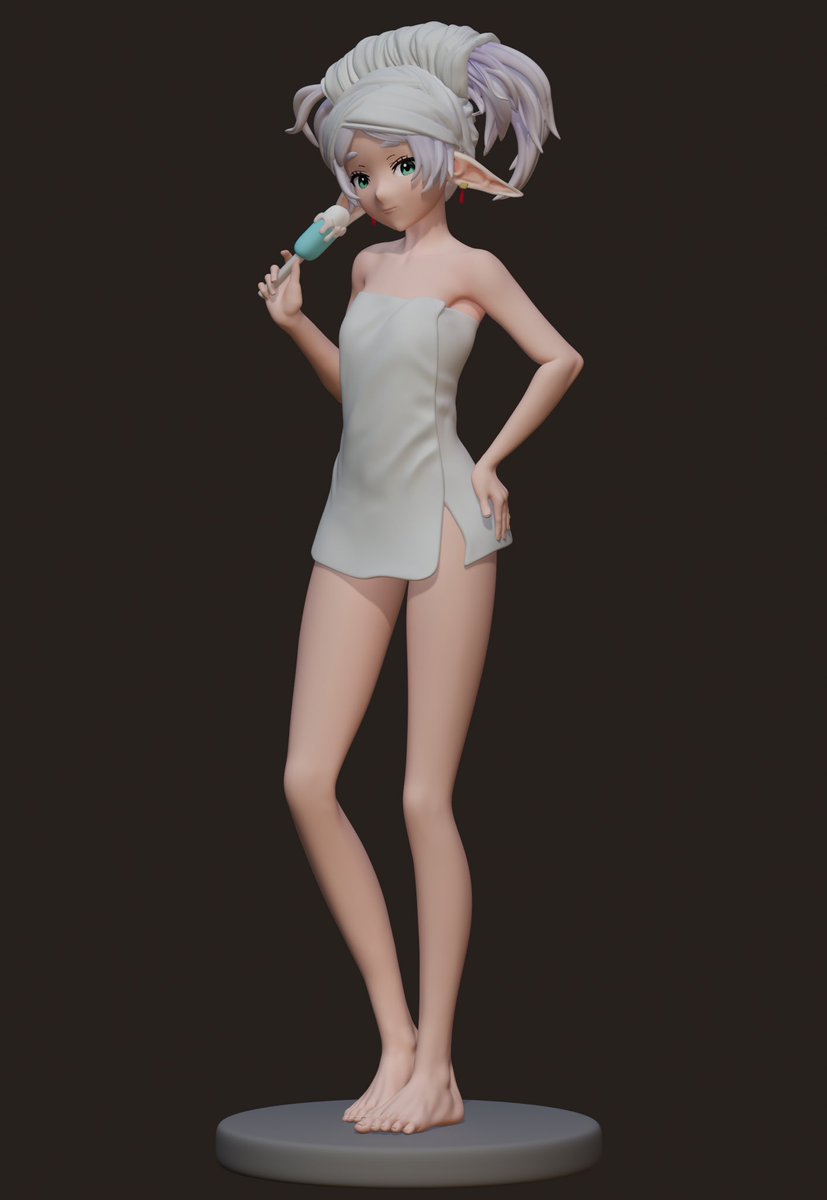 3dcorsair95's tweet photo. Frieren 
#フリーレン #frieren #3dcg #AnimeFigure https://t.co/w8fGbjPF5O