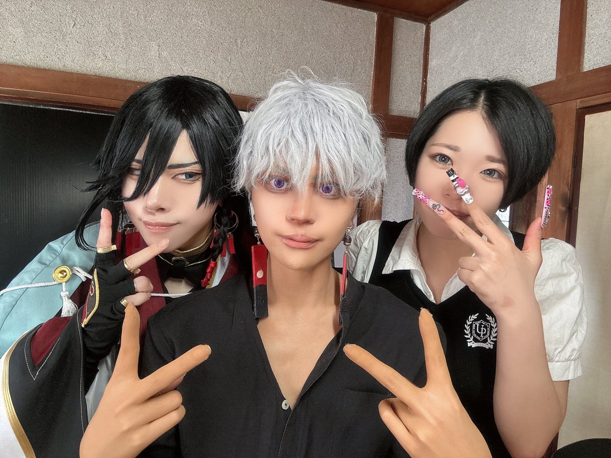 okommmmm's tweet photo. あきちゃんとしじみさんのコスプレ着いてきた川口を自称するウォンナ🤟
楽しかった〜！！！！ https://t.co/UBtlMUzINq