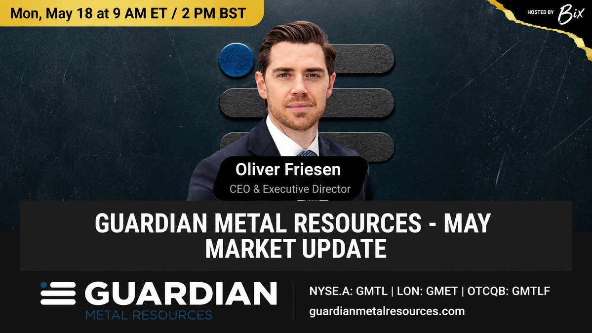 Guardian Metal Resources PLC tweet media