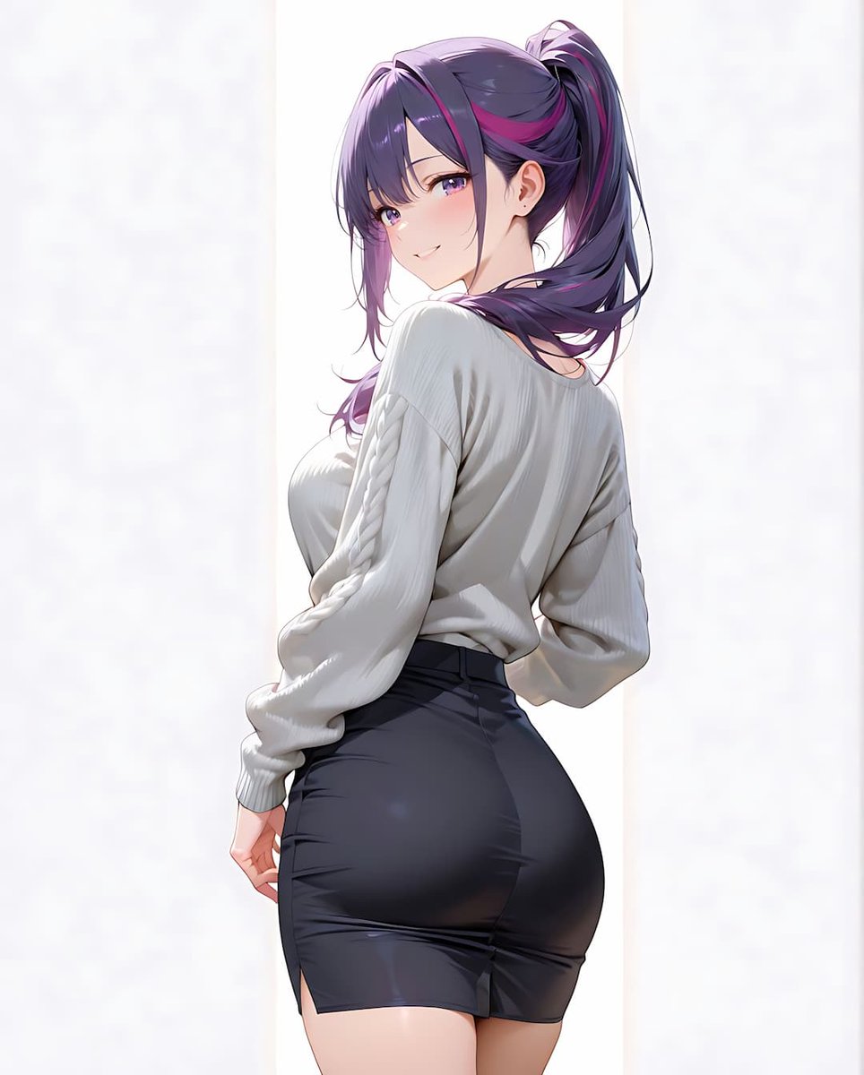 Sora_AI_Studio's tweet photo. 「この服、変じゃない…？」
#OL #オリキャラ #SFW https://t.co/6CpSEDe69h