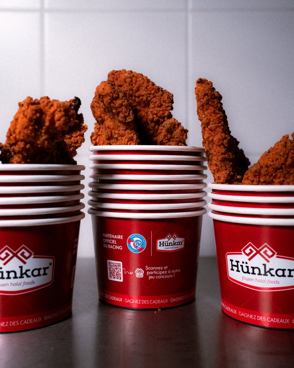 RCSA's tweet photo. Info buvettes avant la réception de Monaco 👀

Nouveauté au 90+4 et au 5e étage de la tribune SUD : découvrez le bucket de Tenders signature de notre sponsor officiel HUNKAR. 

3 généreux filets de poulet pané, ultra tendres et délicieusement croustillants !

Ouverture des portes ce dimanche à 18h00 🕕