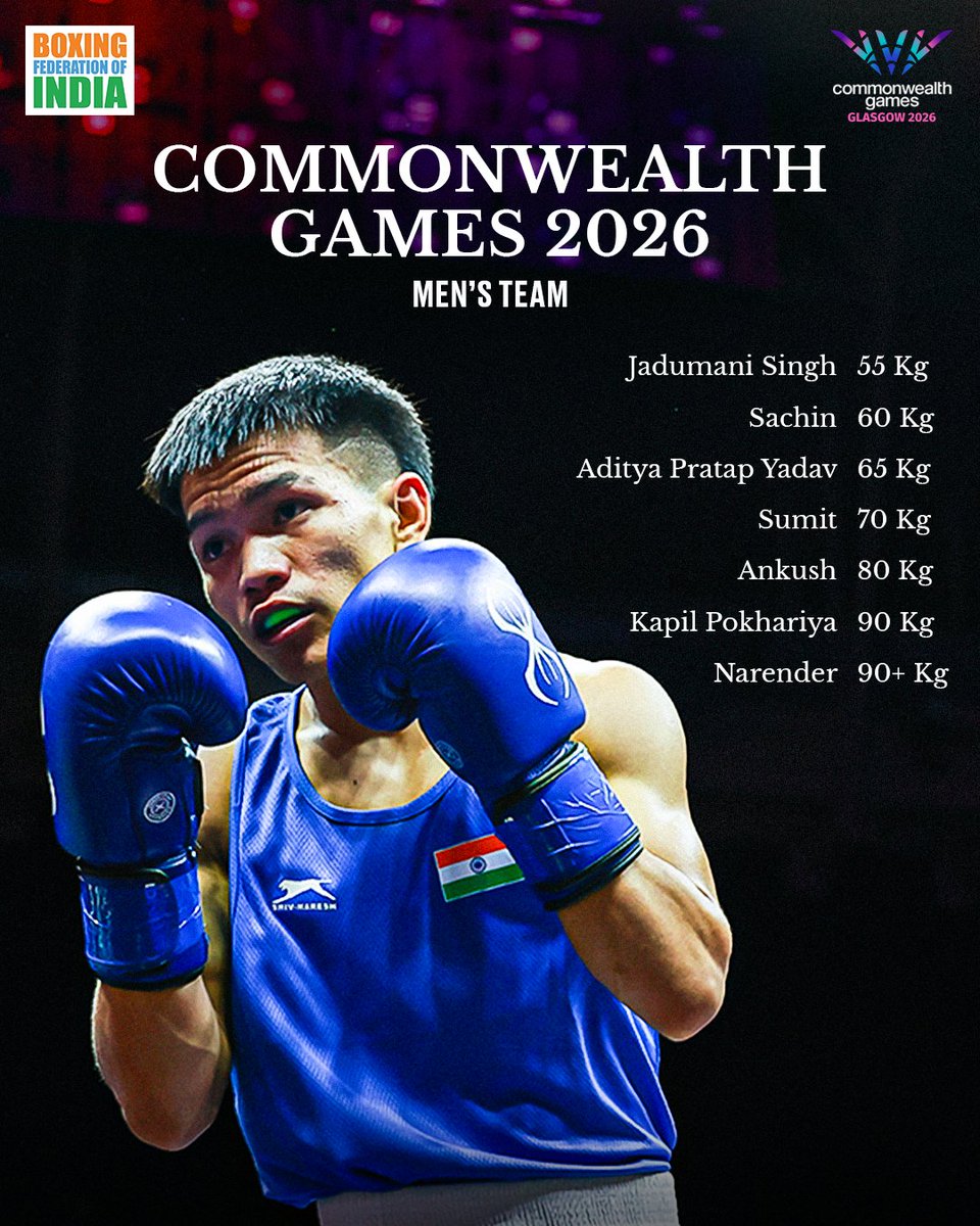 BFI_official's tweet photo. Gloves at the ready! 🥊

Presenting our Men's and Women's teams for Commonwealth Games #Glasgow2026 ! https://t.co/PsuLjd94hO