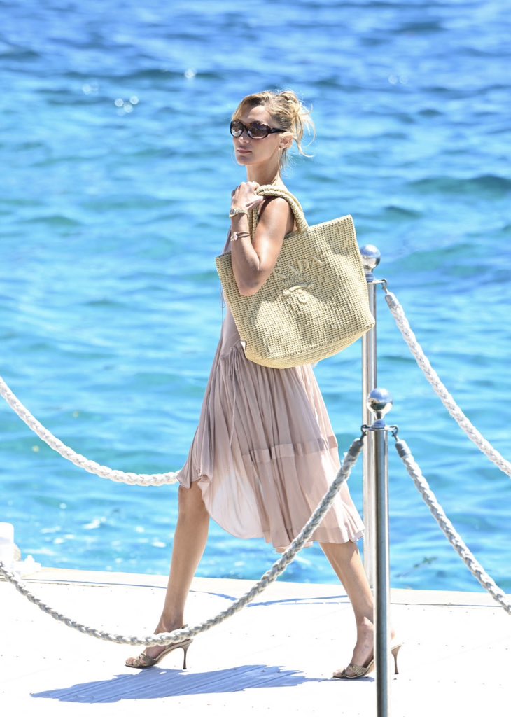 Bella Hadid arrives by boat at the Eden Roc Hotel in Cannes today Bella Hadid arrives by boat at the Eden Roc Hotel in Cannes today