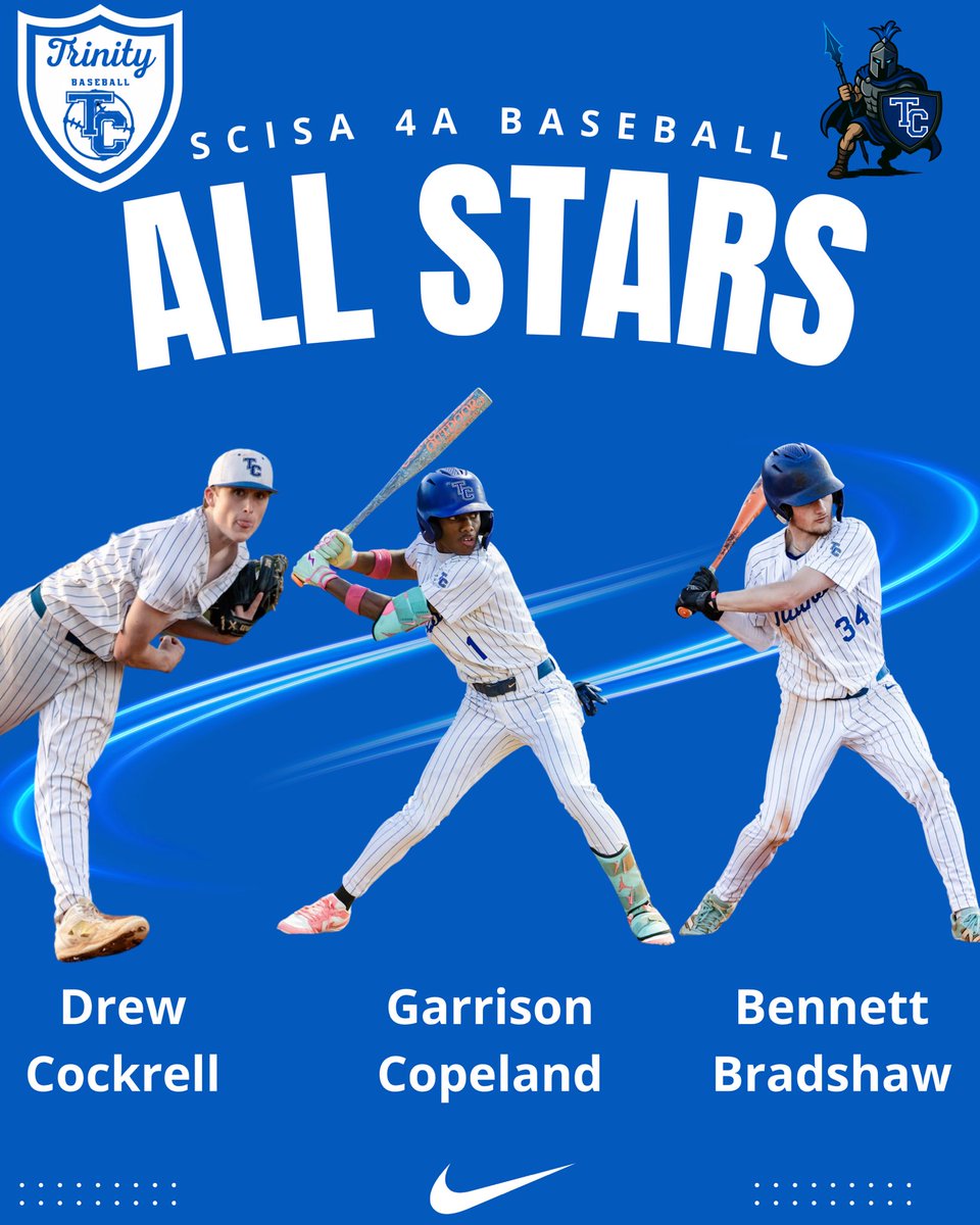 titans_tcs's tweet photo. Congrats to our three selections to the baseball All-Star game! They will play this morning at Laurence Manning. https://t.co/dOjdxFJjtL