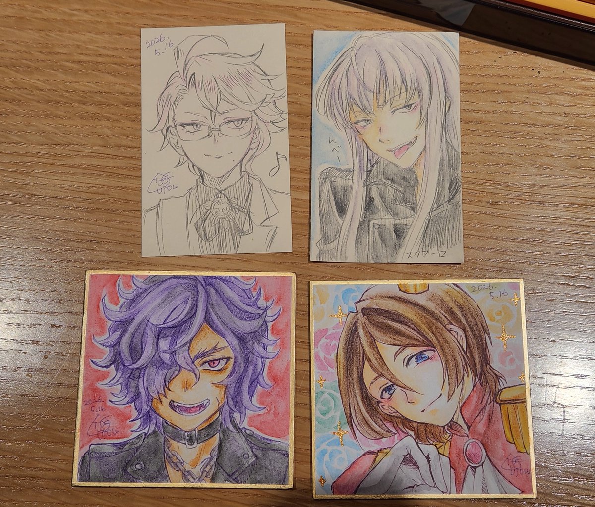 お絵描き会でかいたやつ! 楽しかった~~!! お絵描き会でかいたやつ! 楽しかった~~!!
