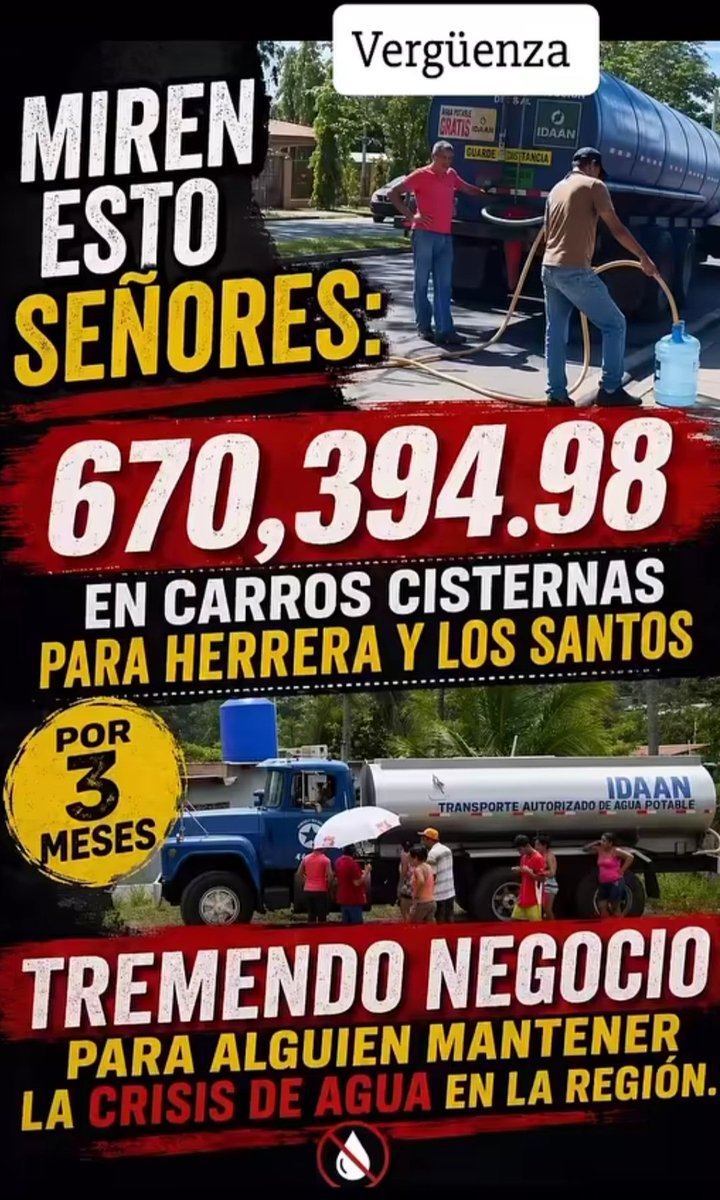 HOSWUALS's tweet photo. Se imaginan cuántos pozos de agua y con bombas sumergibles se pueden construir en esa plata? https://t.co/XlkG3bAr7j