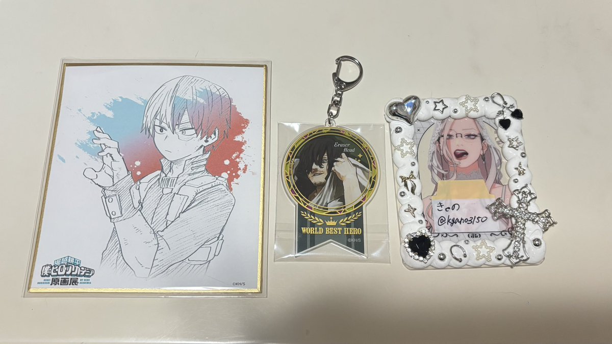 譲渡 】僕のヒーローアカデミア ヒロアカ 原画展 色紙 アクリル