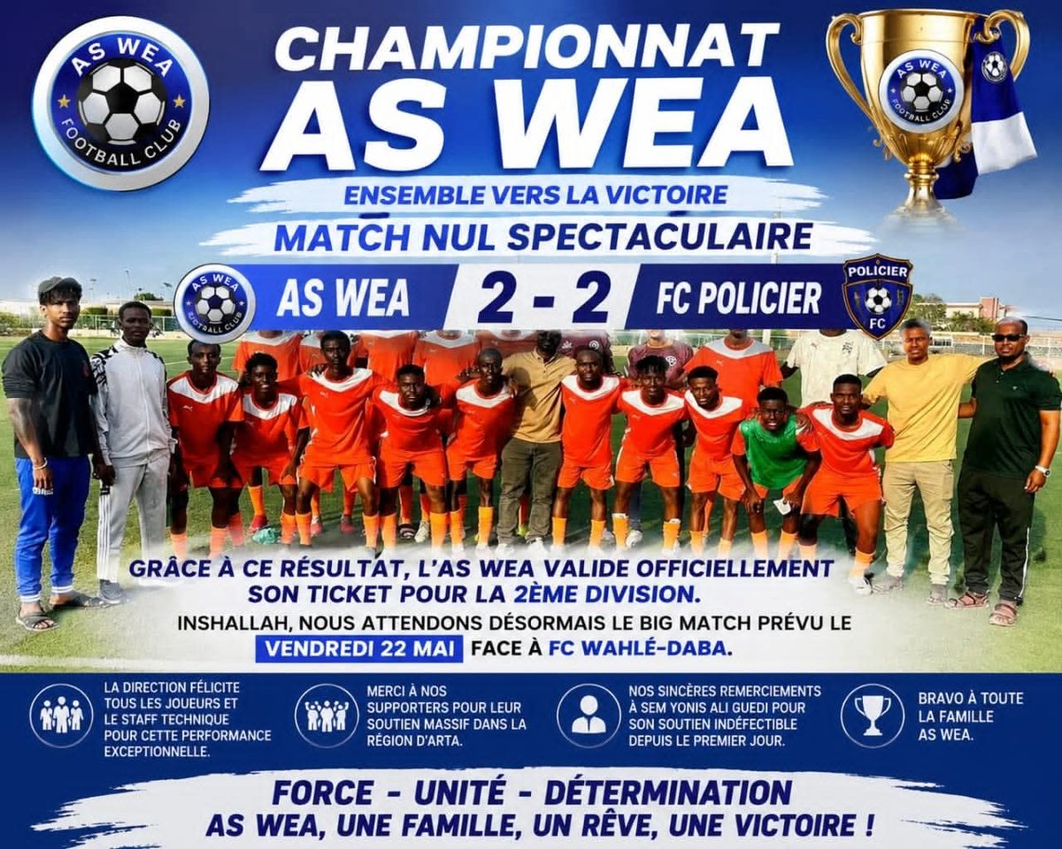 ASSOCIATION Sportive de wea tweet media