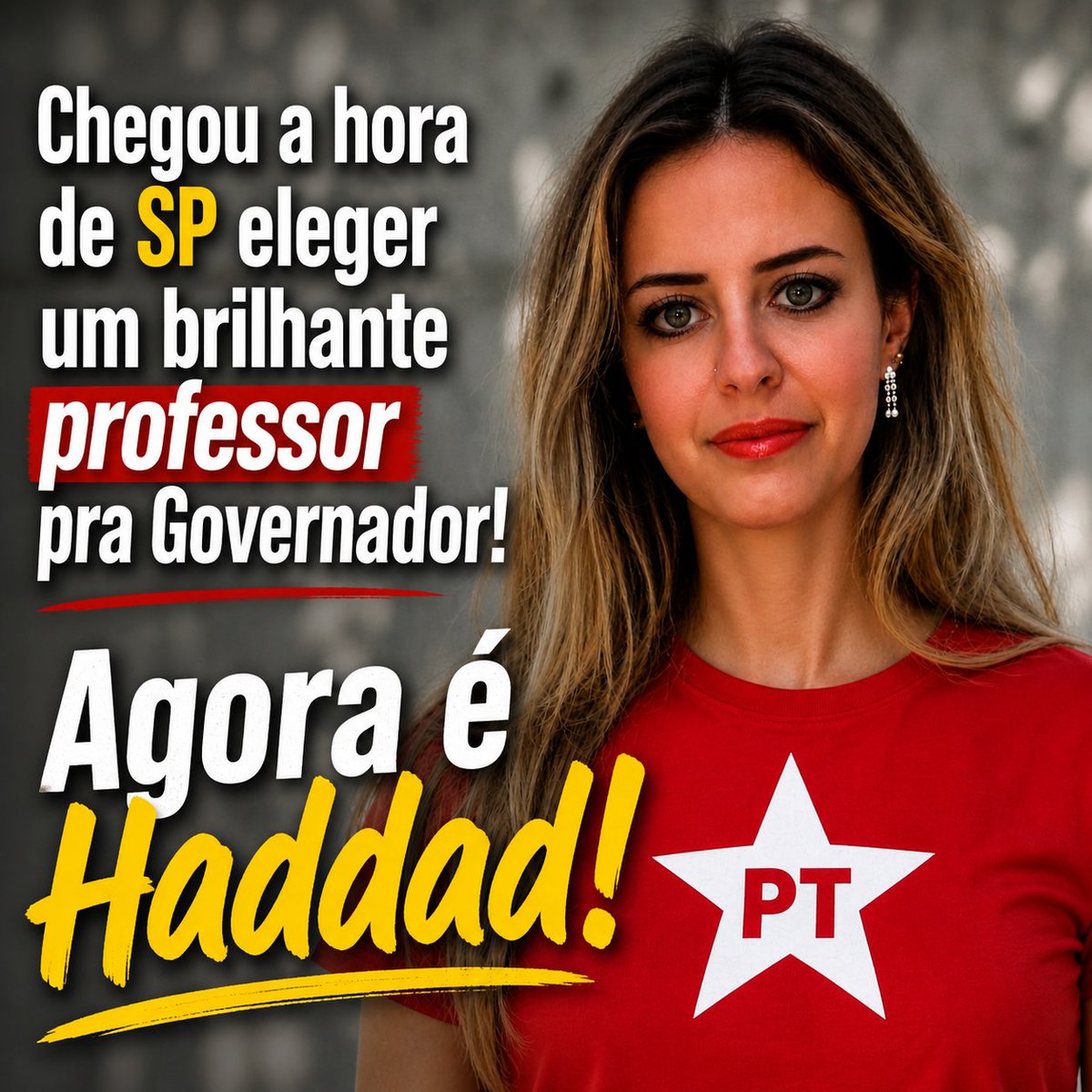 LiviaPetralha's tweet photo. Que tal essa? Bora SP! Fora Tarcínico! Vamos varrer o fascismo de nosso estado! PT! 13! https://t.co/1fleKoxuwK