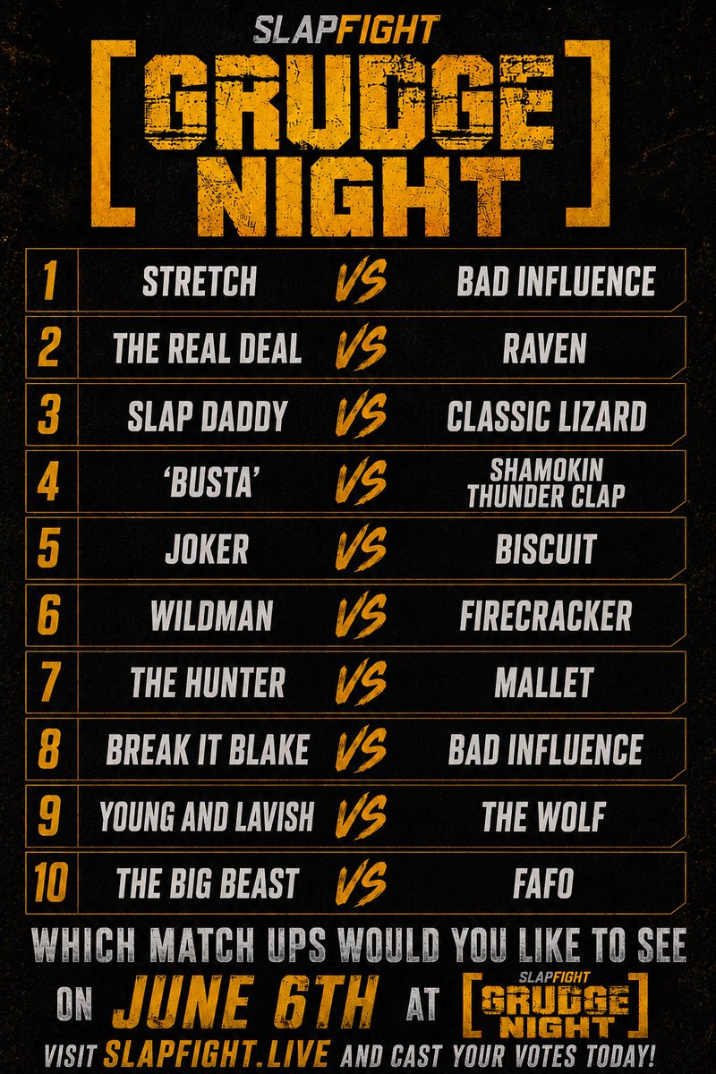 SlapFIGHT Championship tweet media