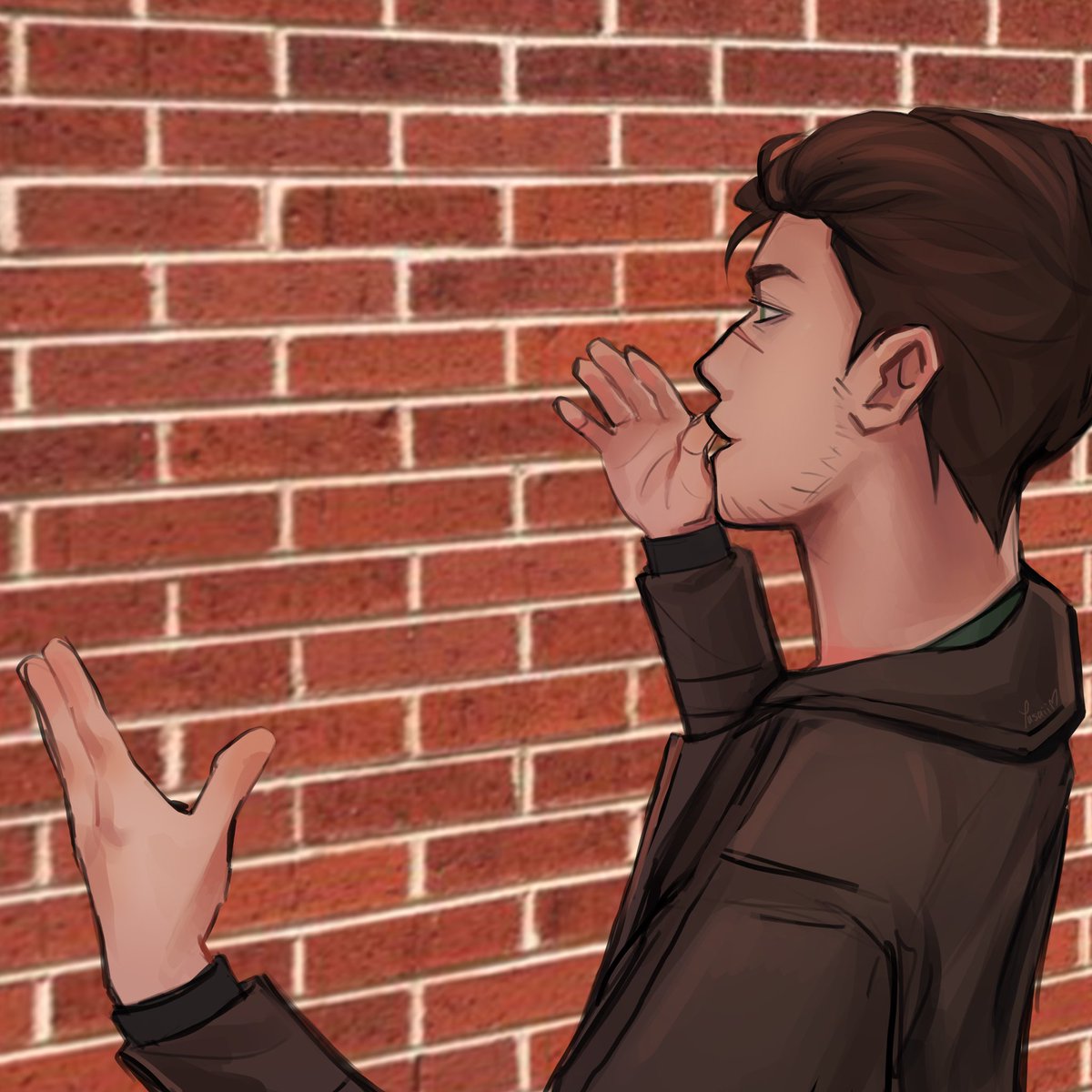Yasaiimm's tweet photo. This is how I see Gavin 

#GavinReed #DBH https://t.co/00GcjebjqQ