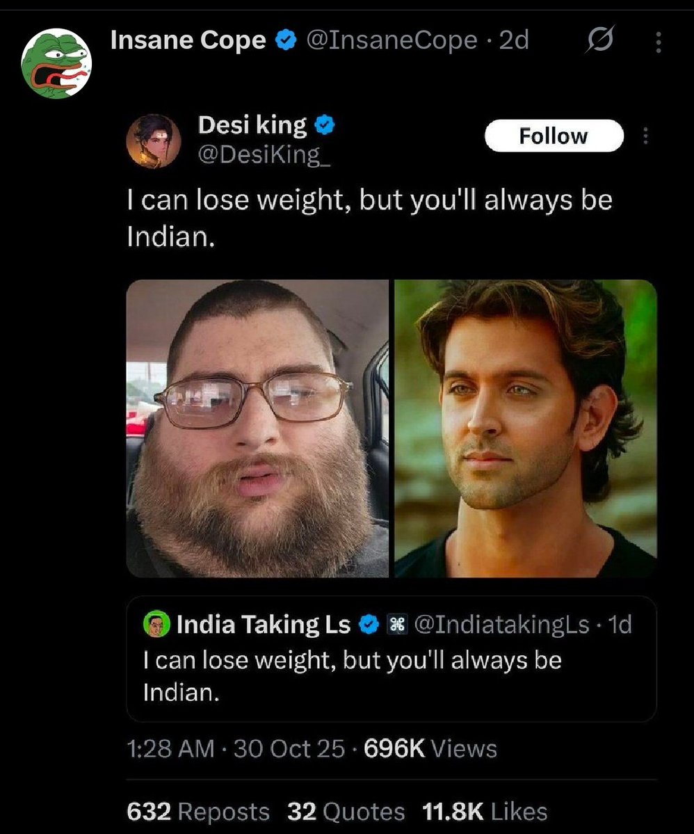 Desi king tweet media