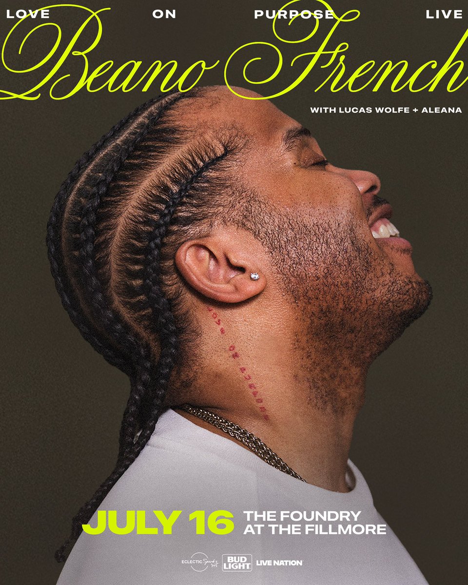 BeanoFrench's tweet photo. NEW MUSIC!!! 
It’s still Love on purpose.

https://t.co/irj9uLO74P https://t.co/EstFt039uk