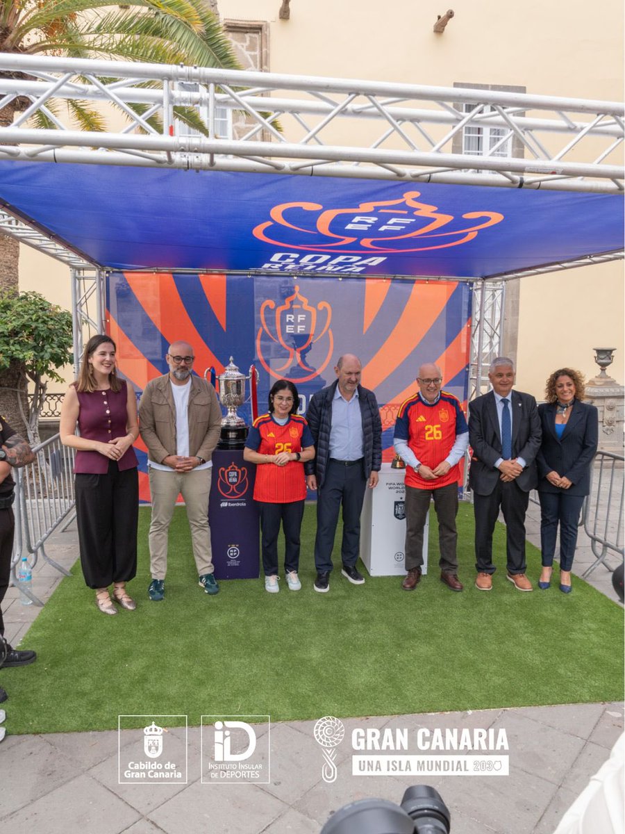 #CopaDeLaReinaGC La Fan Zone de la Copa de la Reina convierte la Plaza ...