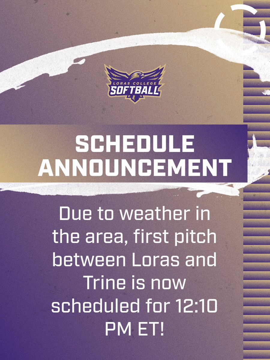 Loras College SB tweet media