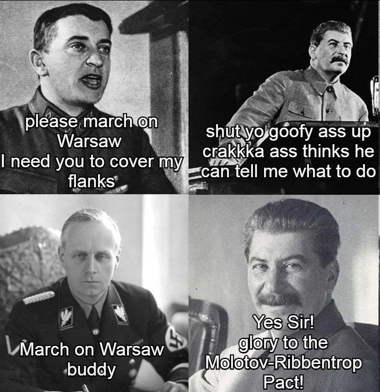 redfash39's tweet photo. "Stalin is the same as you, my Führer."

-Joachim von Ribbentrop https://t.co/7C5EzAmg7F