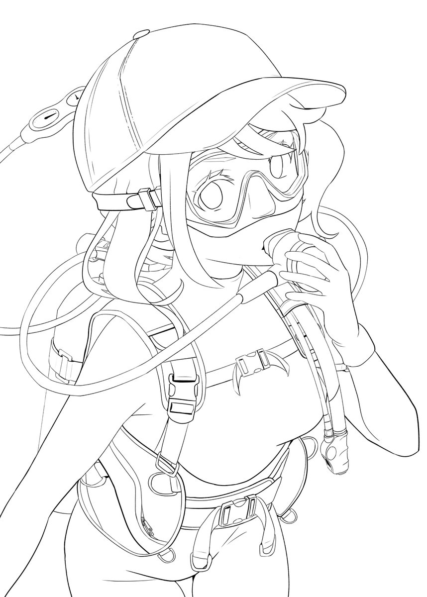 kasu2015's tweet photo. ポケモン風波の主人公ちゃんの線画供養させて
寄稿用のイラストとして描いてたけどポケモンの同人は危険が危ないという話を聞いて怖くなっちゃったのでここまで描いたけど没に。でももったいないから公開します
いつか顔変えてリサイクルしようかな https://t.co/fYPpMmqVYy
