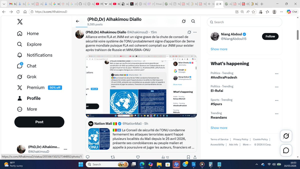 (PhD,Dr) Alhakimou Diallo tweet media