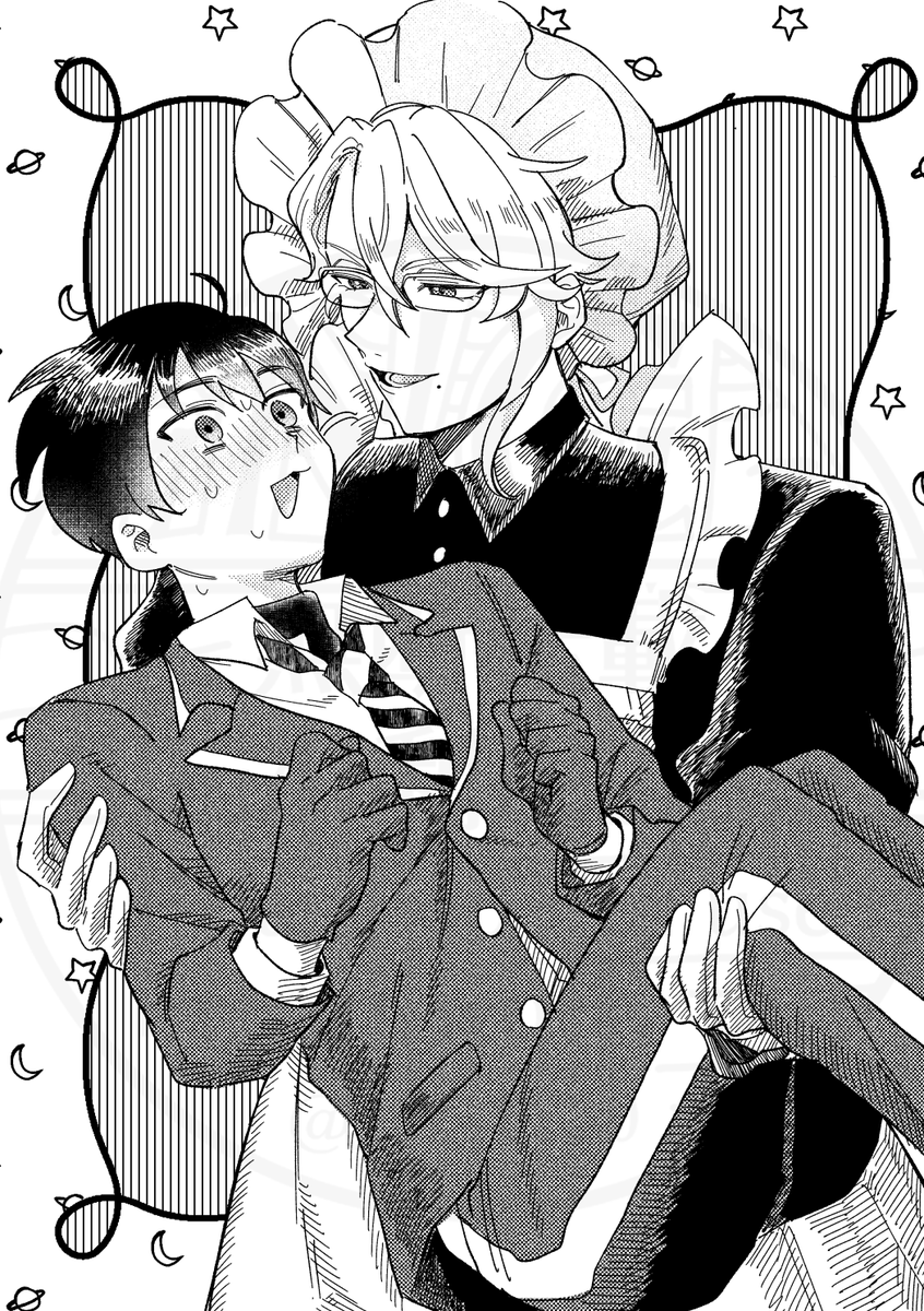 アズ監♂ 創作顔あり監督生
女装してます

#twstプラスB 