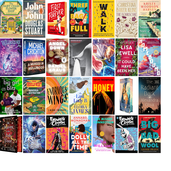 dentonlibrary's tweet photo. This week the Denton Public Library has 152 new books.  New items include The Calamity Club, The Daisy Chain Flower Shop, John of John, First and Forever, Caller Unknown, Three Bags Full, Walk, The Foursome, Summer State of Mind, and A Cute Little Murder. https://t.co/O5dMZV6oVx https://t.co/V6T3akCxf9