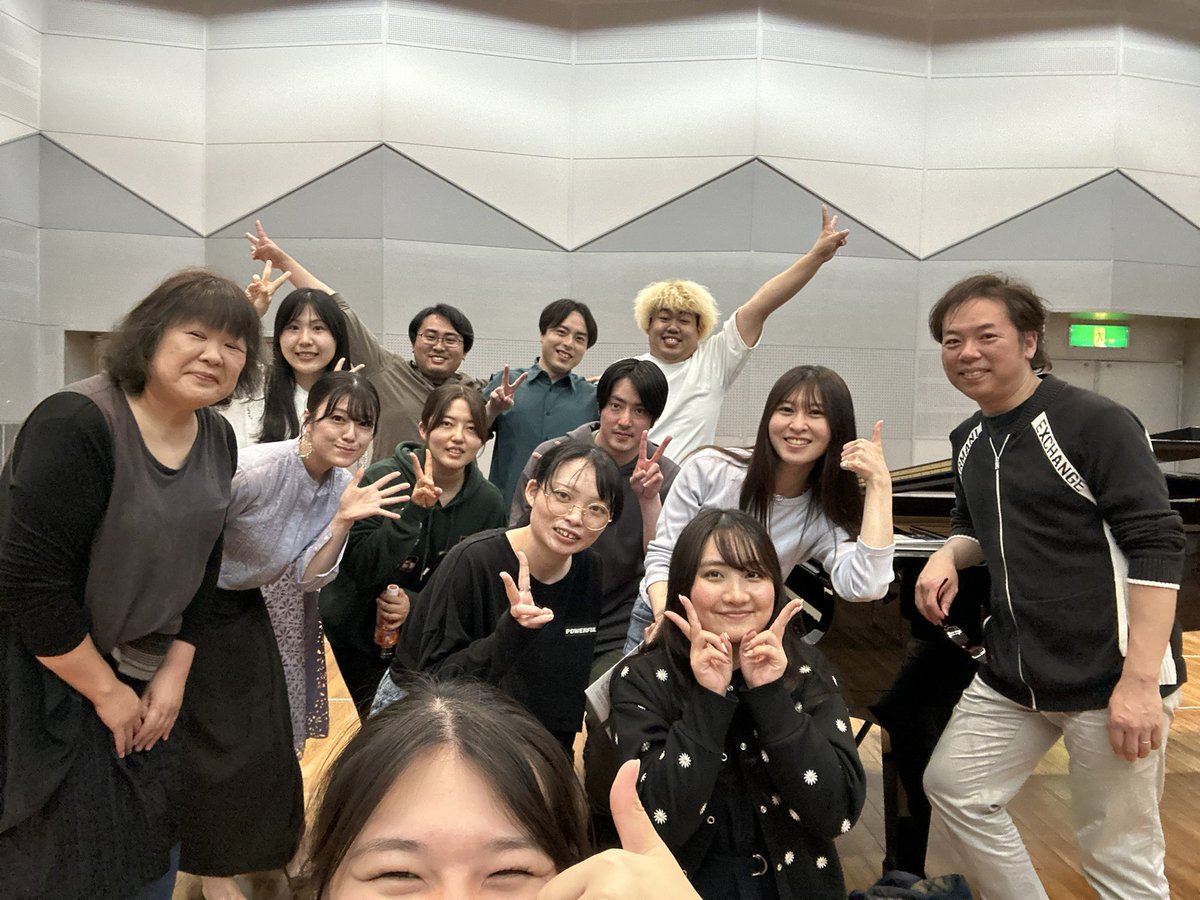 KYCrainbow's tweet photo. 前日練習を行いました！

Chor Karmin 第4回演奏会 米子公演
5/17（日）📍米子市文化ホールメインホール
14:30開演です！ぜひお越しください✨ https://t.co/Bej5TiCSHs