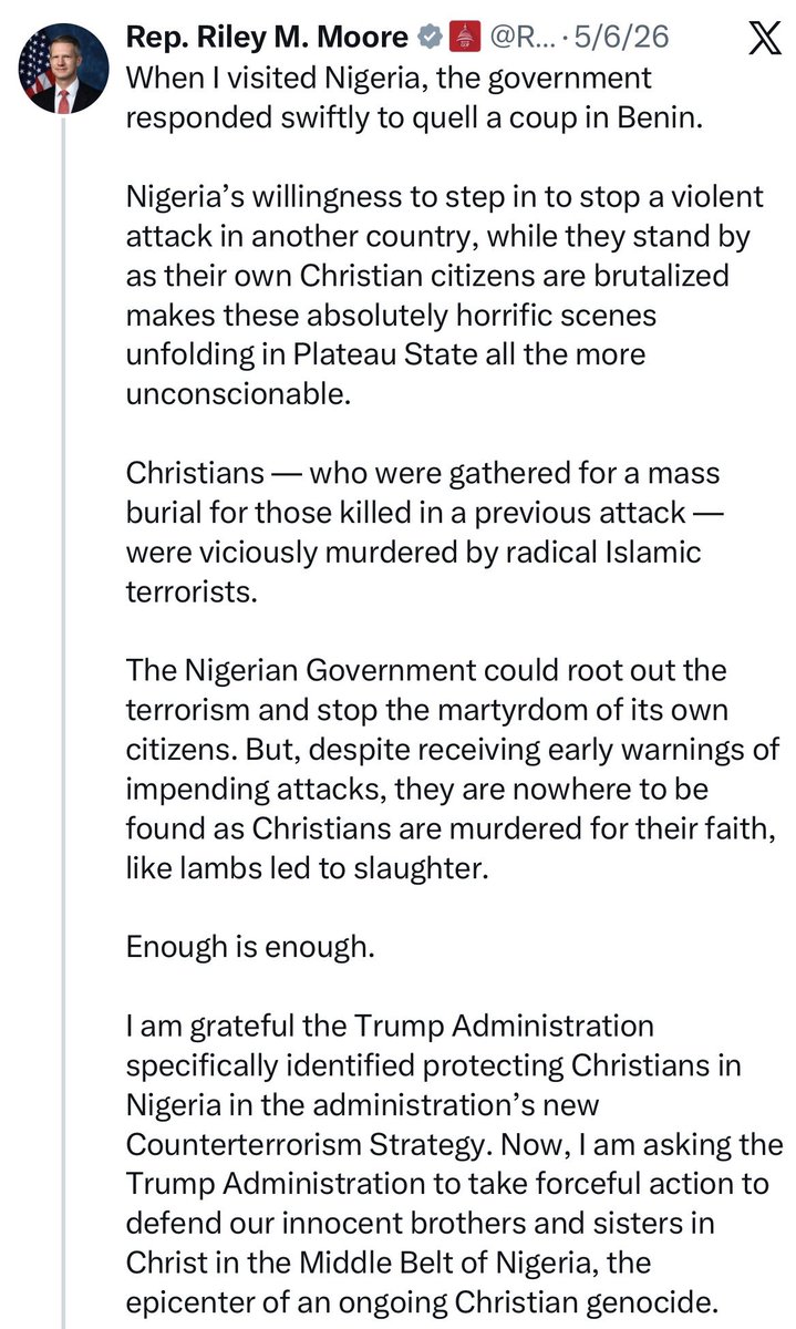 Rep. Riley M. Moore tweet media
