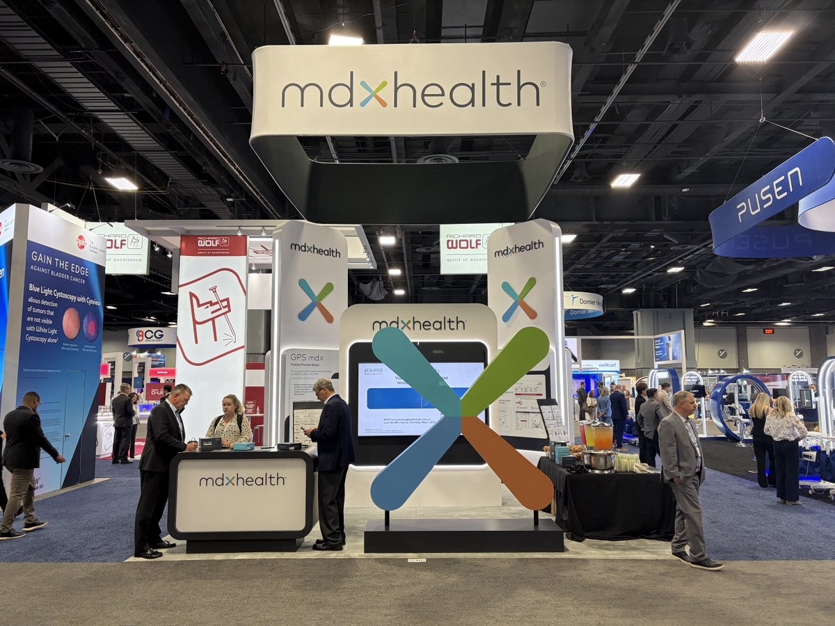 mdxhealth's tweet photo. We’re here in Washington D.C. at the 2026 AUA Annual Conference with leading experts in the urologic space. Come visit us at the mdxhealth booth #3327 to learn more about our urologic test solutions! #AUA2026 https://t.co/5rxcMh947K