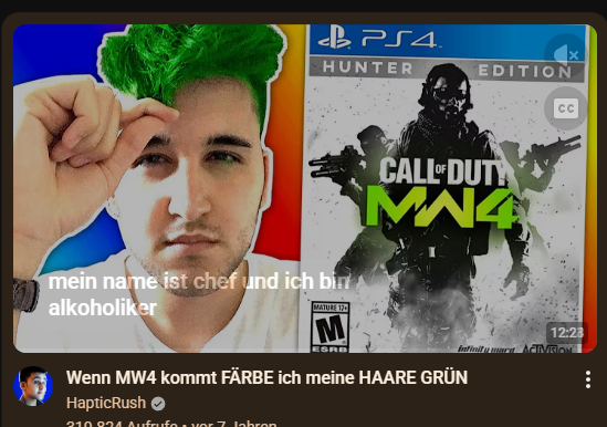 moogsalex's tweet photo. @DC_Haptic MW4 kommt dieses Jahr wann Haare grün? https://t.co/V9yKwAvtVS