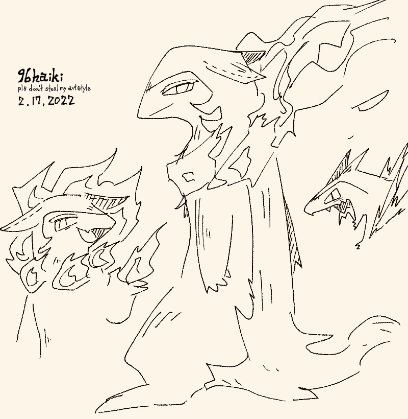kuroHaiki's tweet photo. #pokemon ヒスイバクフーン/hisuian typhlosion doodles
2022 https://t.co/jM55VfqtHv
