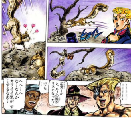 MiBawe_'s tweet photo. 究極生命体と同じパフォーマンスをするジョルノ https://t.co/nW3WoO7jvd