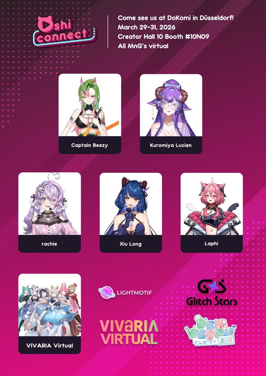 Oshi Connect @ DoKomi 10N09 tweet media