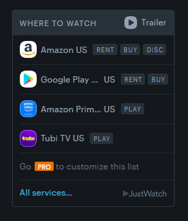 xoblas's tweet photo. @Karmem1948443 @ODUNADEH @Midnightdena No Brasil, não tá disponivel em nenhuma streaming. Você vai ter que procurar meios alternativos para assistir  esse filme. https://t.co/p2XSkT5FTt