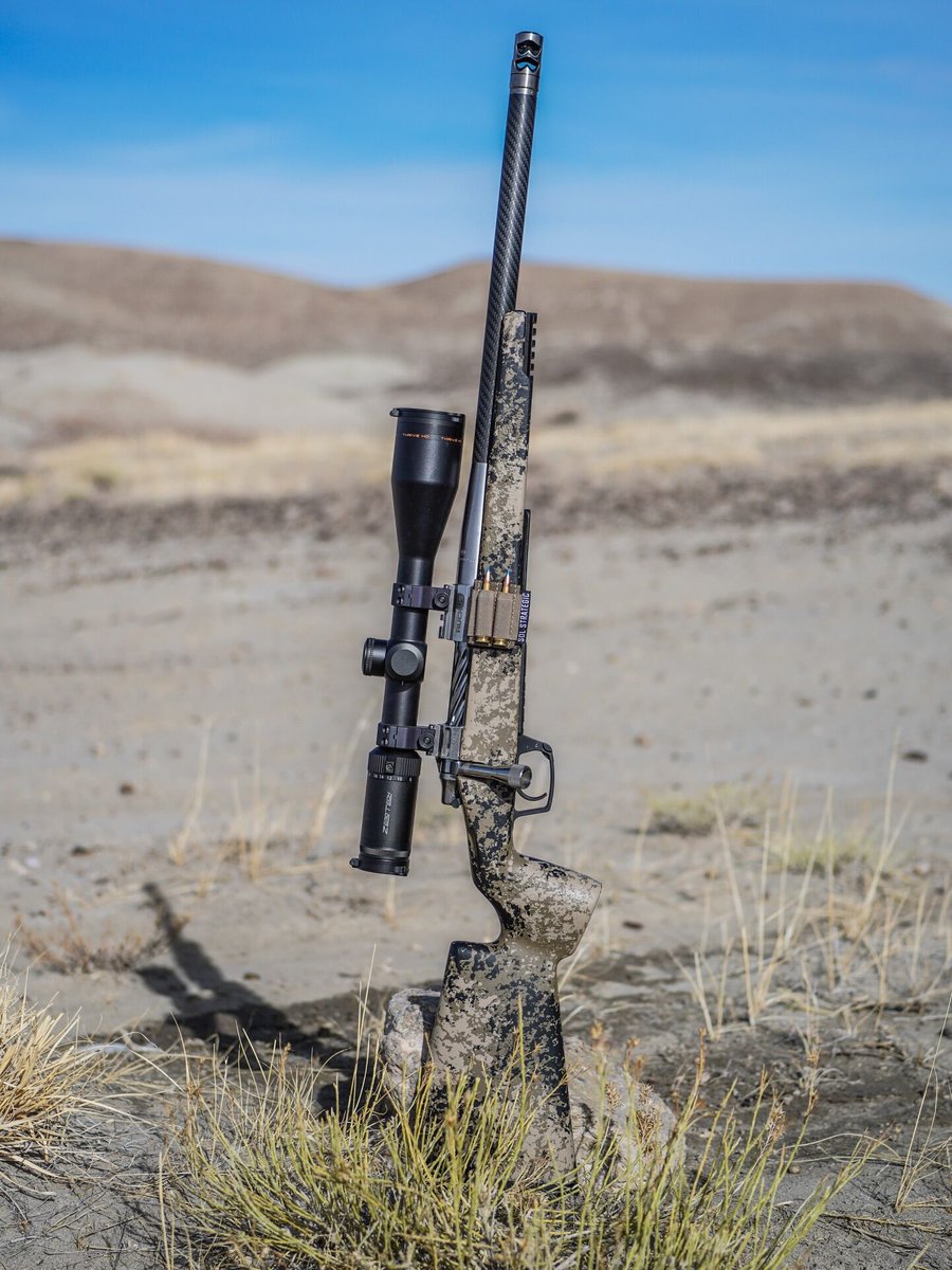ZeroTechOptics's tweet photo. Here's a build that'll catch your eye 👀  
@zerotechoptics Thrive HD 6-24x50 scope 
@mcmillanstocks Mountain Tracker 
@defiancemachine Ruckus action
@bsfbarrels https://t.co/py3birKpkc