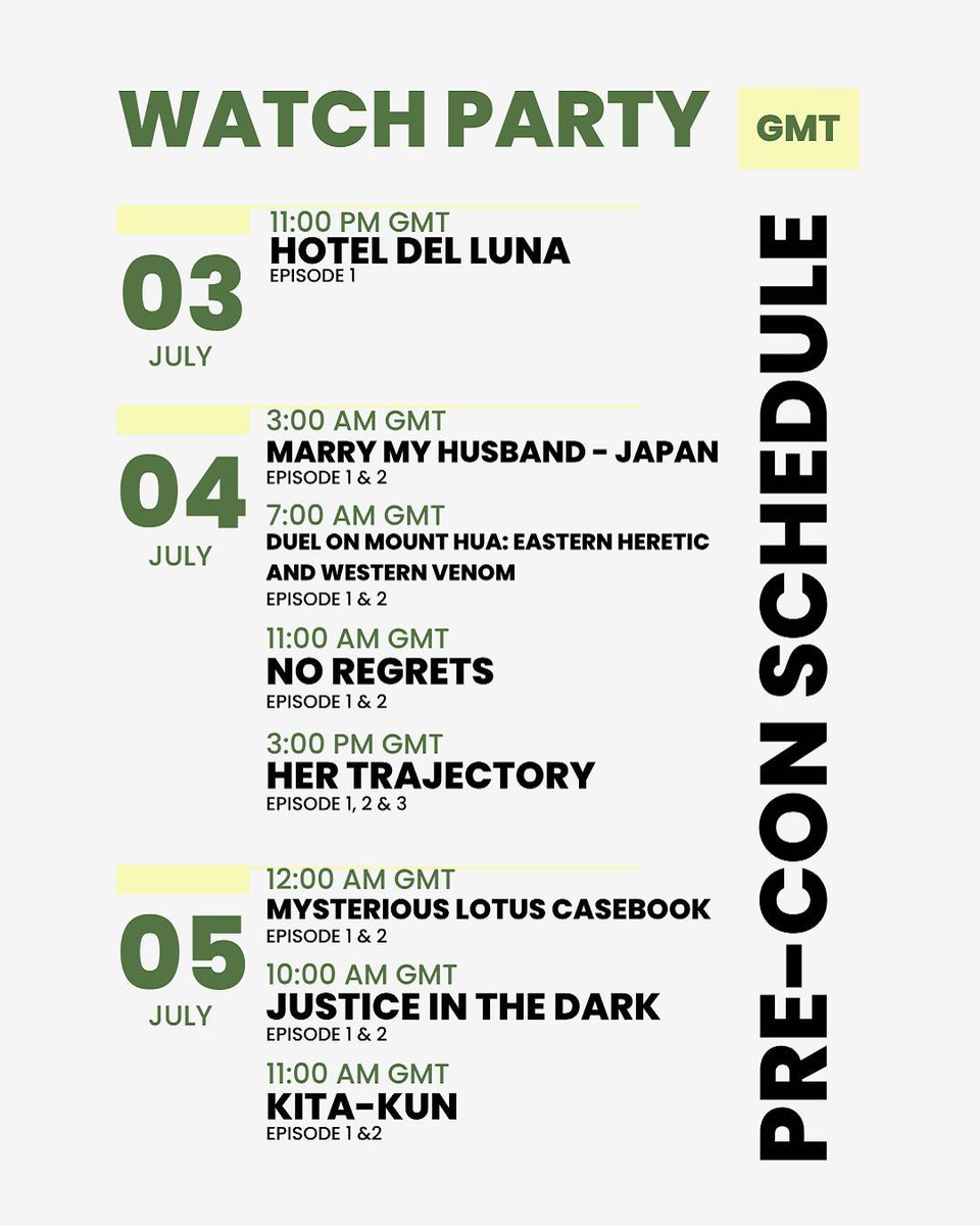 UpAllNightCon's tweet photo. Join us for our Pre-Convention Watch Party —where we’ll stream and hype up all things drama before the big event.

Make sure you’re registered to receive your exclusive invite! Email for the server link goes out Friday July 3rd.

Registration Link: https://t.co/DrMForCZ6d https://t.co/THKKpPusP4