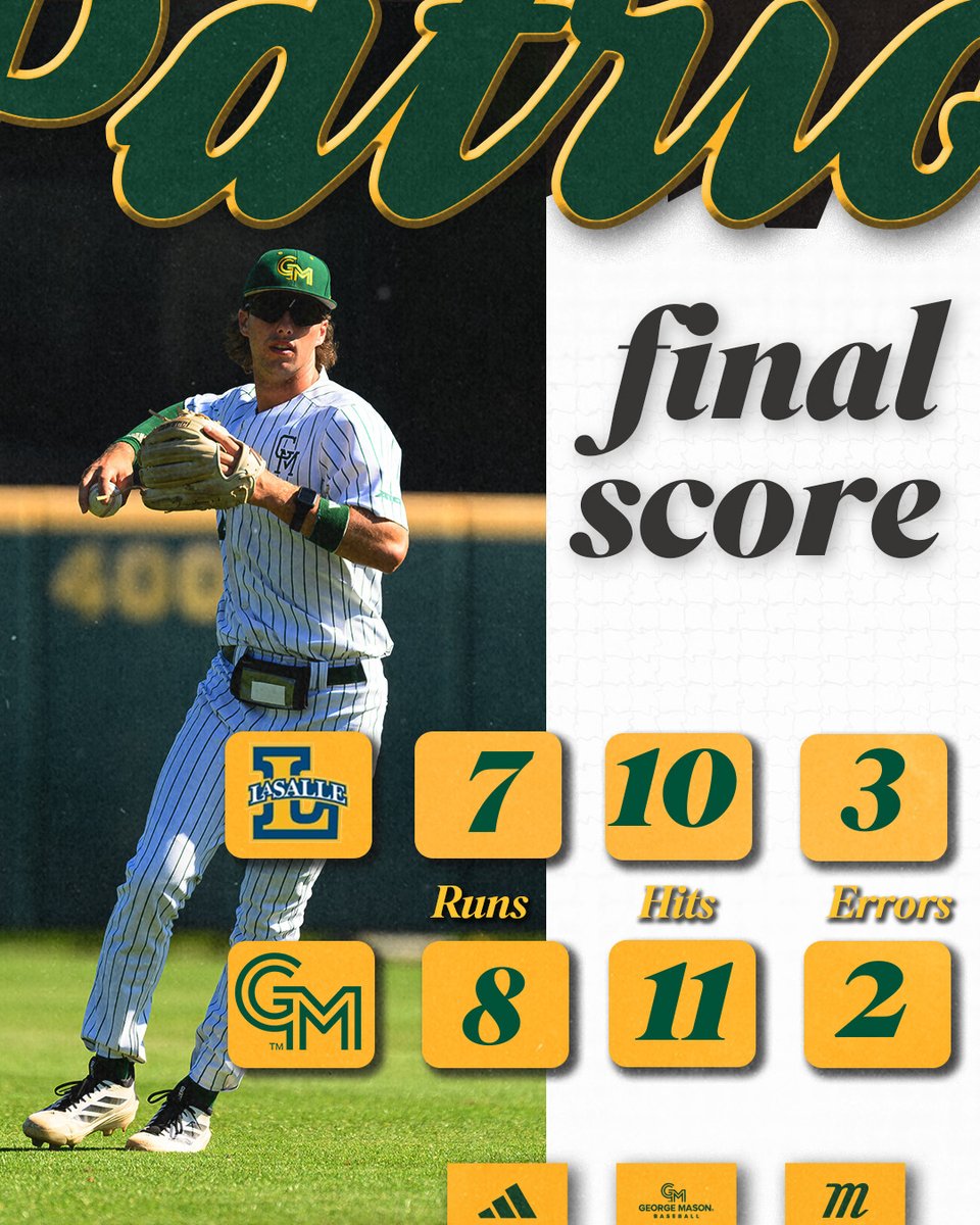 George Mason Baseball tweet media