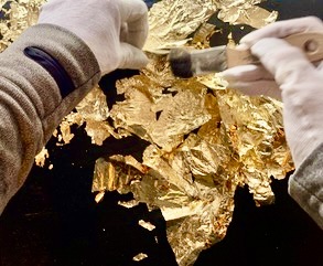 CarriColvin's tweet photo. Gold leaf process + a peek at the final piece ✨
BIG and small Art Exhibit
ERCPA Art Gallery
📍 2305 S. Blackman Rd, Suite D
May 28 | 11–1
Light lunch provided
SW Missouri Visual Arts Collective
#art #goldleaf #painting https://t.co/nGyfHM8rv9