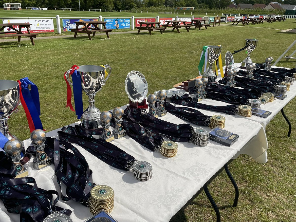NWGFL's tweet photo. We’re well underway at the NWGFL Cup Finals Day 2 here at Youngs Park @aylshamfc! 

@HewittsAwards @OffsideTrust @arber_boy @MacronNorwich @bluebellsmh @hergametoo 

#WeAreNWGFL https://t.co/hxdpXBShyC