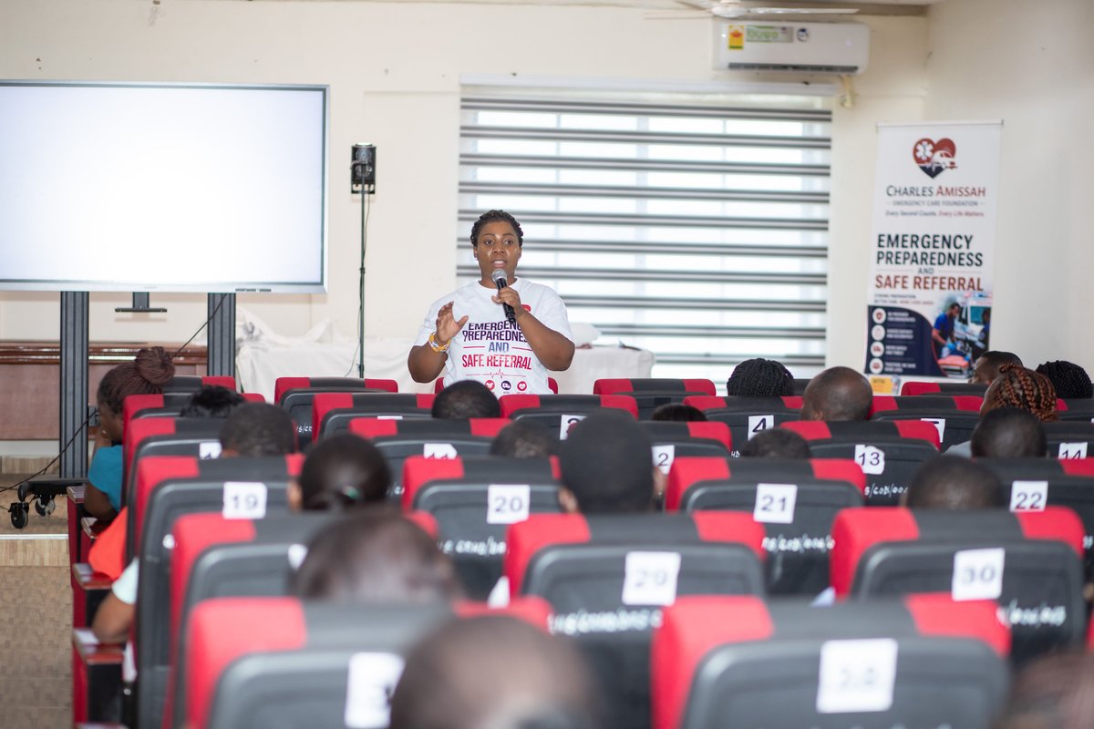 caecfoundation's tweet photo. A heartfelt thank you to everyone who attended our 1st Emergency Preparedness &amp; Safe Referrals training session🇬🇭🚑🇬🇭💙 

Thank you for choosing to be part of this mission to promote timely intervention, safe referrals, and better patient outcomes across Ghana. ✨🤝🇬🇭 https://t.co/6J6GhF1Tj0